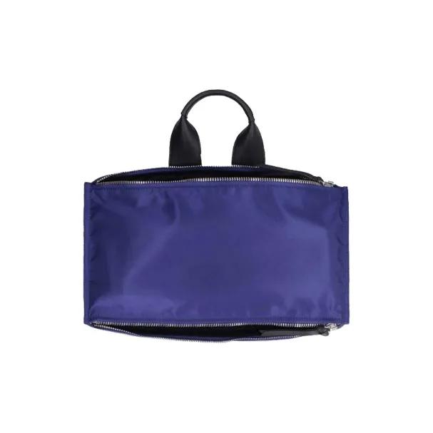 GIVENCHY Leather Detail Travel Bag Handbag Shoulder Bag Crossbody Bag Unisex Blue-1