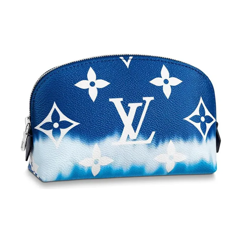 LOUIS VUITTON Cosmetic Pouch Lv Escale Bleu-1