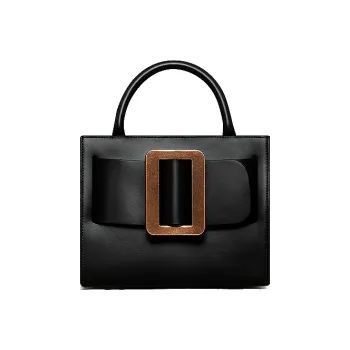 BOYY Calfskin Soft Leather Shoulder Bag Crossbody Bag Handbag Women's Black
