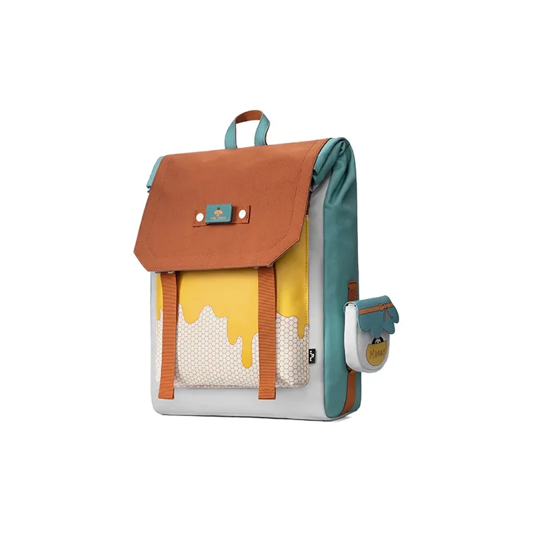 MR.ACE HOMME Polyester Backpack Regular Women's Color Blocking-3
