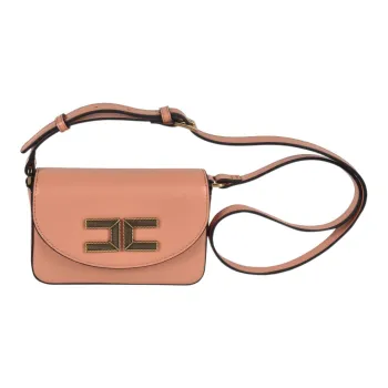 Elisabetta Franchi Polyurethane PU Shoulder Bag Women's Pink