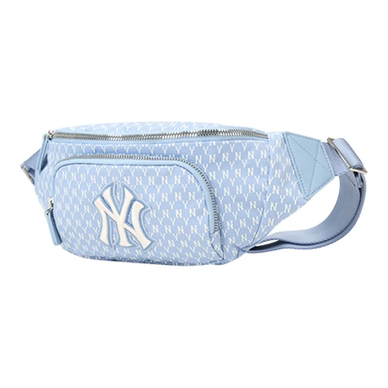 MLB Monogram Collection Nylon Shoulder Bag Crossbody Bag Fanny Pack Regular Unisex Haze Blue-1