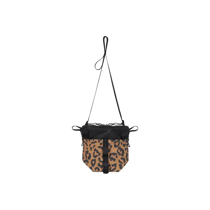 Supreme Nylon Fabric Bucket Bag, Shoulder Bag, Crossbody Bag Regular Unisex Black/Red/Green/Leopard Print-1