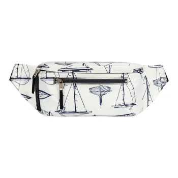 Furla Nylon Fabric Fanny Pack Men's White