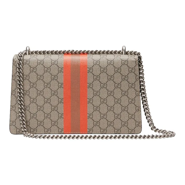 GUCCI Dionysus Canvas With Leather Shoulder Bag, Crossbody Bag Trumpets Women's Ebony/Black-2