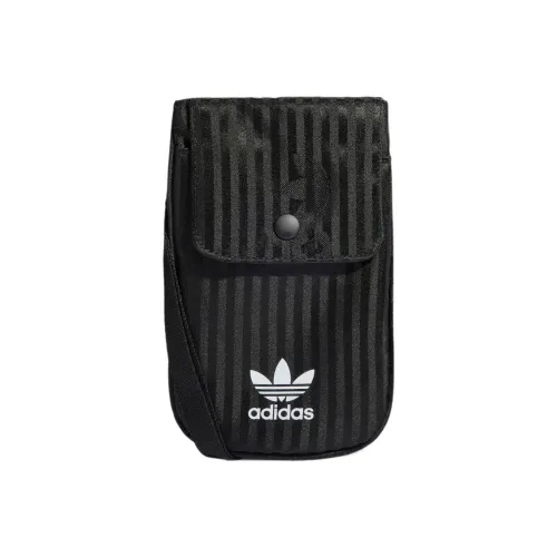 Adidas Originals Recycled Material Shoulder Bag Crossbody Bag Unisex Black
