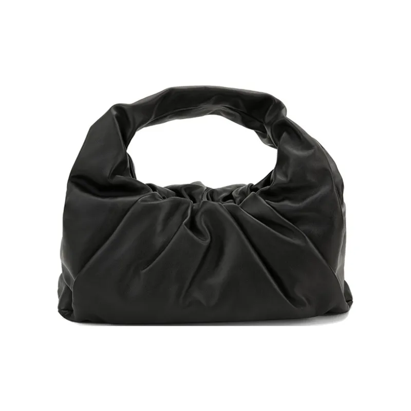Bottega Veneta Cow Leather Shoulder Bag Regular Women's Black-2