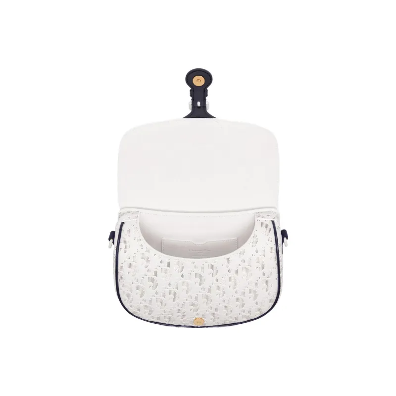 DIOR Bobby Cow Leather Crossbody Bag Shoulder Bag Women's White-2