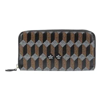 AU DEPART Cotton Wallet Men's Brown