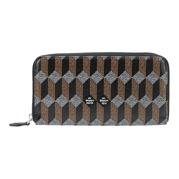 AU DEPART Cotton Wallet Men's Brown-0