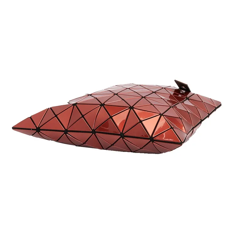 ISSEY MIYAKE PVC Tote Bag, Shopping Bag, Handbag, Shoulder Bag Regular Women's Orange Red-3