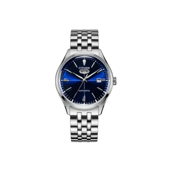 CITIZEN Mechanical Movement Stainless Steel Strap Watch Men's Watches Blue Dial NH8390 71LB