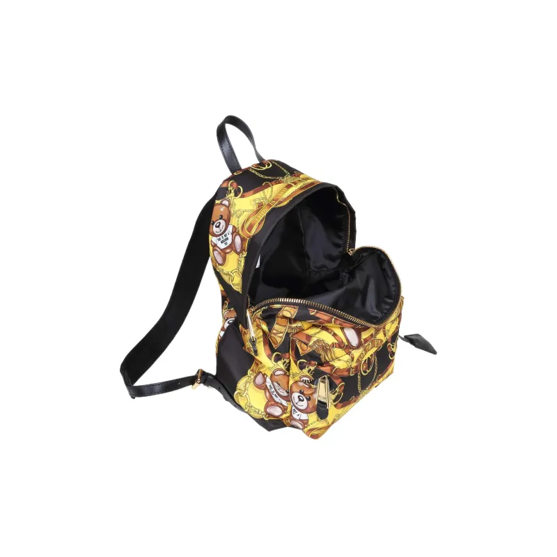 MOSCHINO Nylon Backpack Unisex Yellow-2