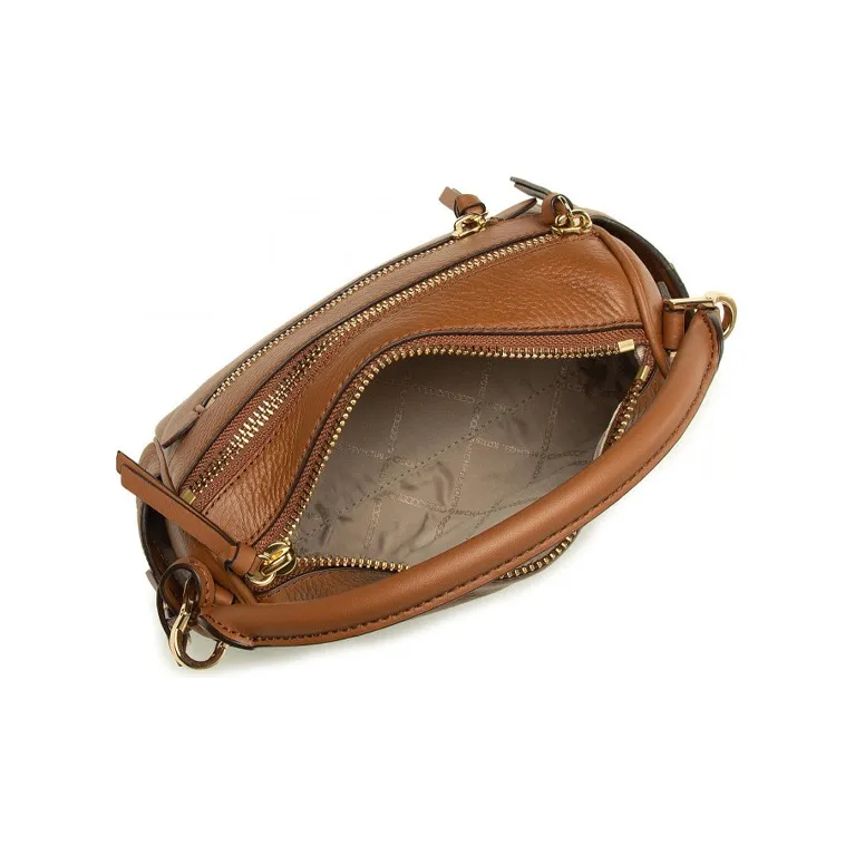 MICHAEL KORS MICHAEL KORS Handbag Collection Lorimer Leather Crossbody Handbag Clutch Regular Women's Caramel Brown-3
