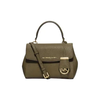 MICHAEL KORS MK Ava Leather Handbags Shoulder Bag Crossbody Bag Extra Small Women's Olive Green