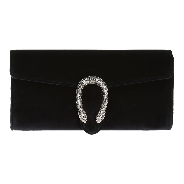 GUCCI Dionysus Velvet Clutch Regular Women's Black-0