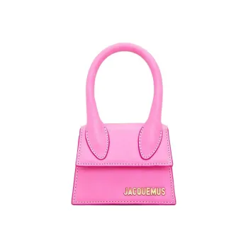 Jacquemus Le Chiquito Cow Leather Crossbody Bags Handbags Mini Women's Pink