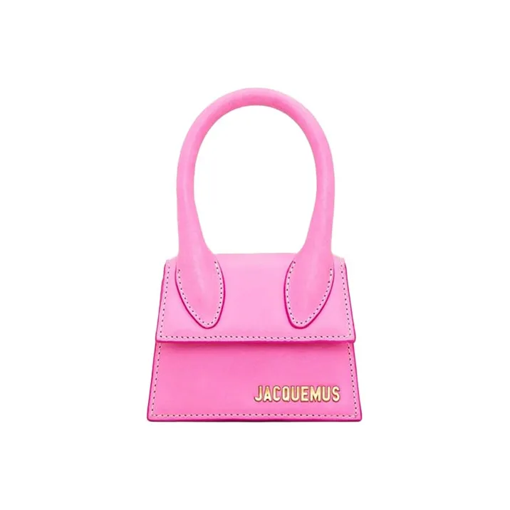 Jacquemus Le Chiquito Cow Leather Crossbody Bags Handbags Mini Women's Pink-0