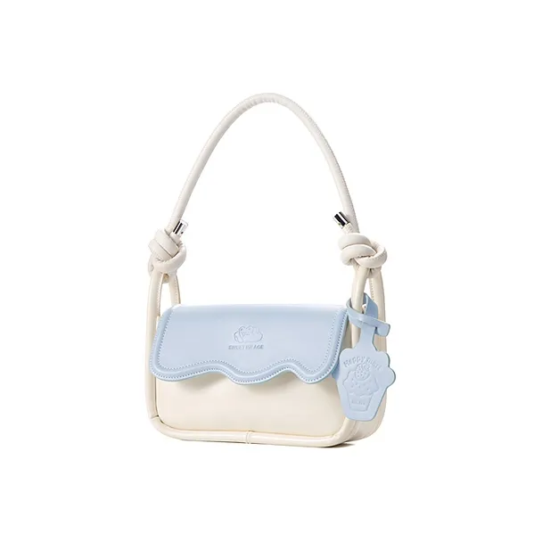 MR.ACE HOMME PU Baguette Shoulder Bag Regular Women's White-5