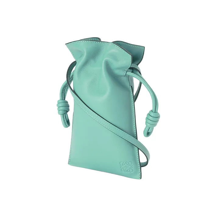 LOEWE Flamenco Pocket In Nappa Calfskin Fresh Mint-1