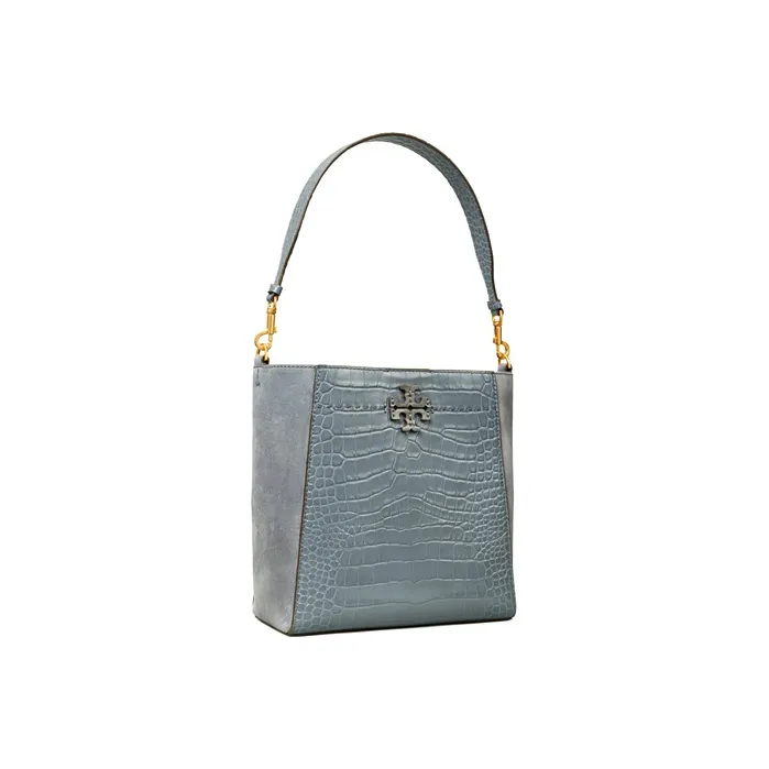 TORY BURCH McGraw Leather Handbag Shoulder Bag Women's Blue-1