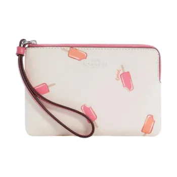 COACH Corner Zip Clutches