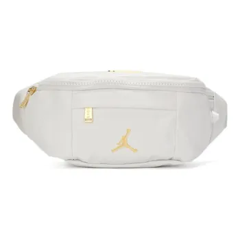 Jordan Synthetic Leather Crossbody Bag Sling Bag Fanny Pack Regular Unisex White
