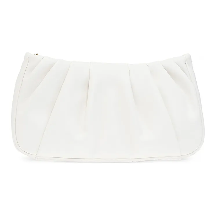 MICHAEL KORS Hannah Leather Shoulder Bag Crossbody Bag Small Size Women's White-2