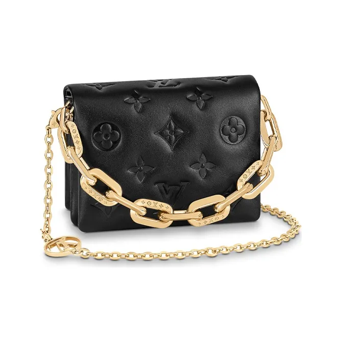 LOUIS VUITTON Beltbag Coussin Cruise 22 Monogram Embossed Black-0