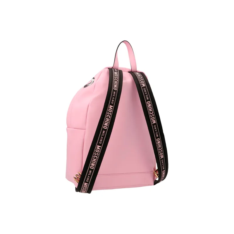 MOSCHINO Artificial Leather Backpack Women's Red-1