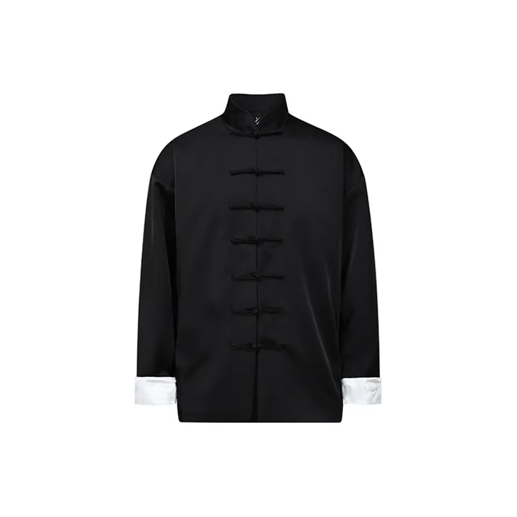 SANSHENGLIUBU Loose Fit Jacket Men's-5