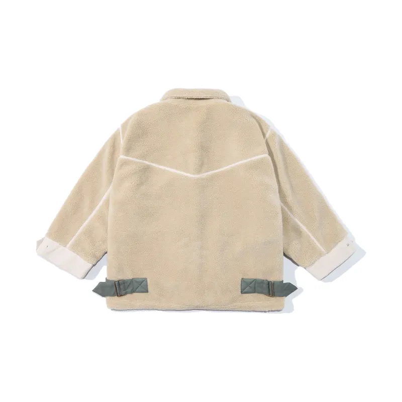 UNVESNO Loose Fit Thickened Jacket Unisex-5