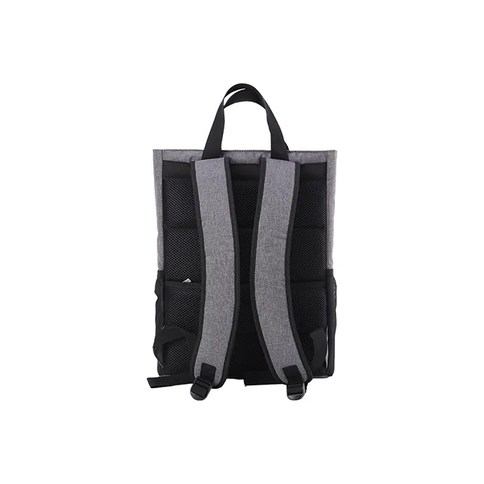 CROWN Nylon Handheld Backpack Regular Gray Black-3