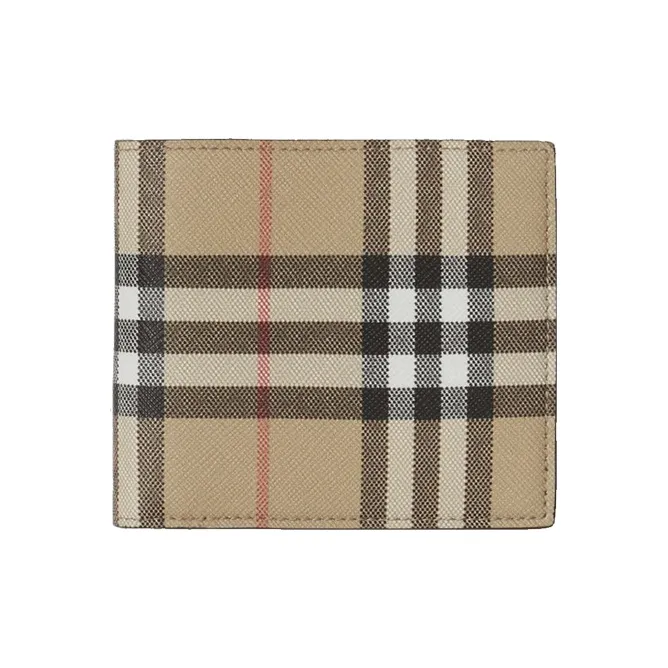 Burberry Cotton Wallet Unisex Light Umber-0