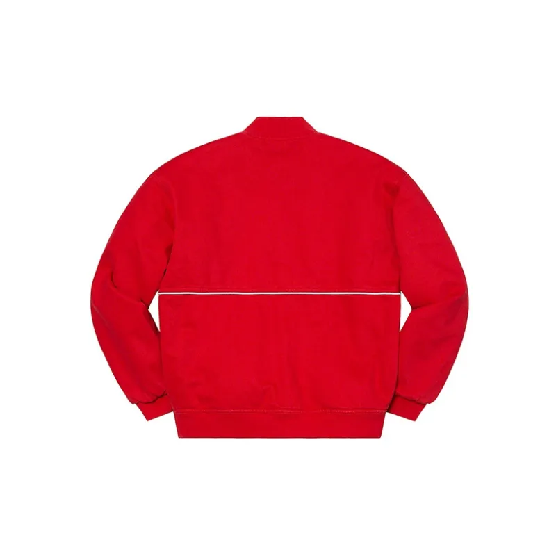 Supreme Twill Old English Varsity Jacket-2