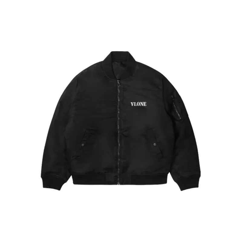 VLONE 3M Reflective Series Puffer Jackets Unisex Black-1