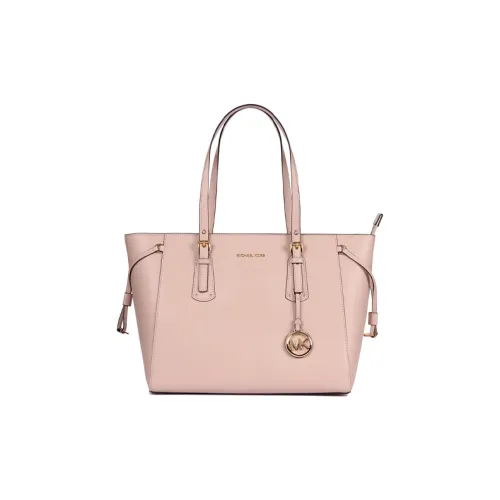 MICHAEL KORS Voyager Leather Catfish Saint Bag Handbag Shoulder Saint Bag Women's Pink