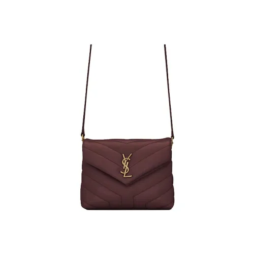 SAINT LAURENT LOULOU Quilted Leather Crossbody Bag, Shoulder Bag Mini Women's