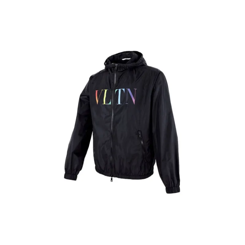 Valentino Jackets Coats Men's Black-2