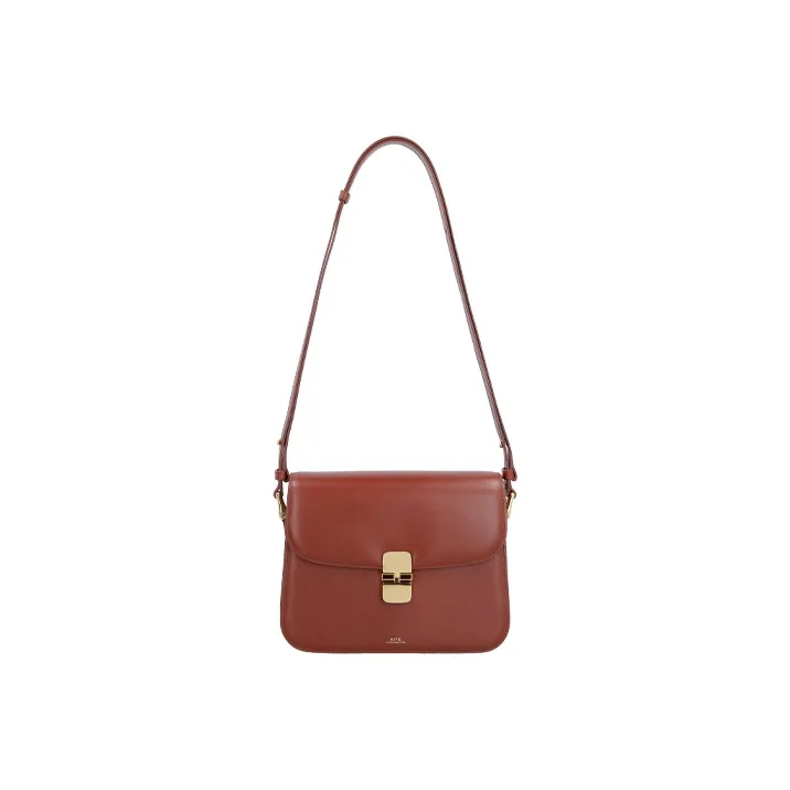 A.P.C Grace Foldover Shoulder Bag-3