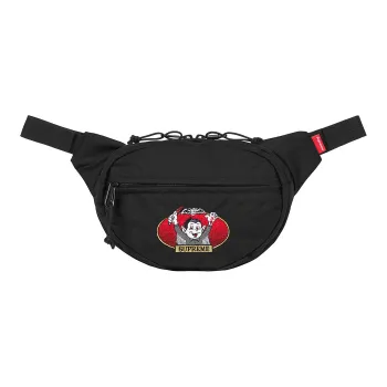 Supreme Nylon Crossbody Bag, Sling Bag, Fanny Pack Regular Men's Black/Red/Green
