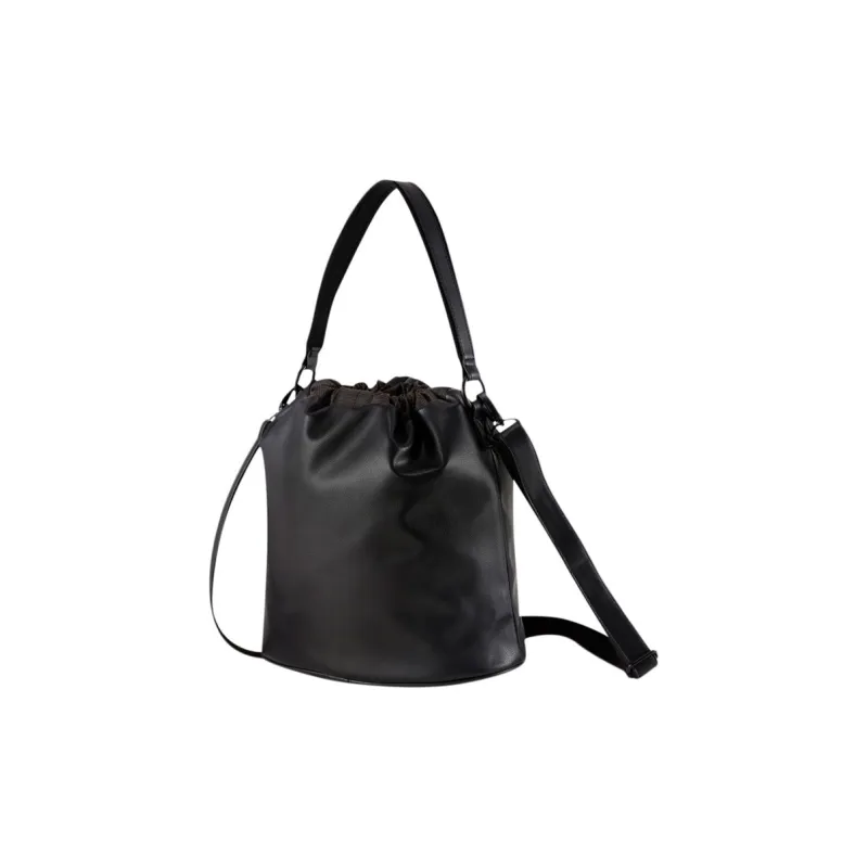 PUMA Artificial Leather Bucket Bags Shoulder Bag Crossbody Bag Small Size Women's Black-1