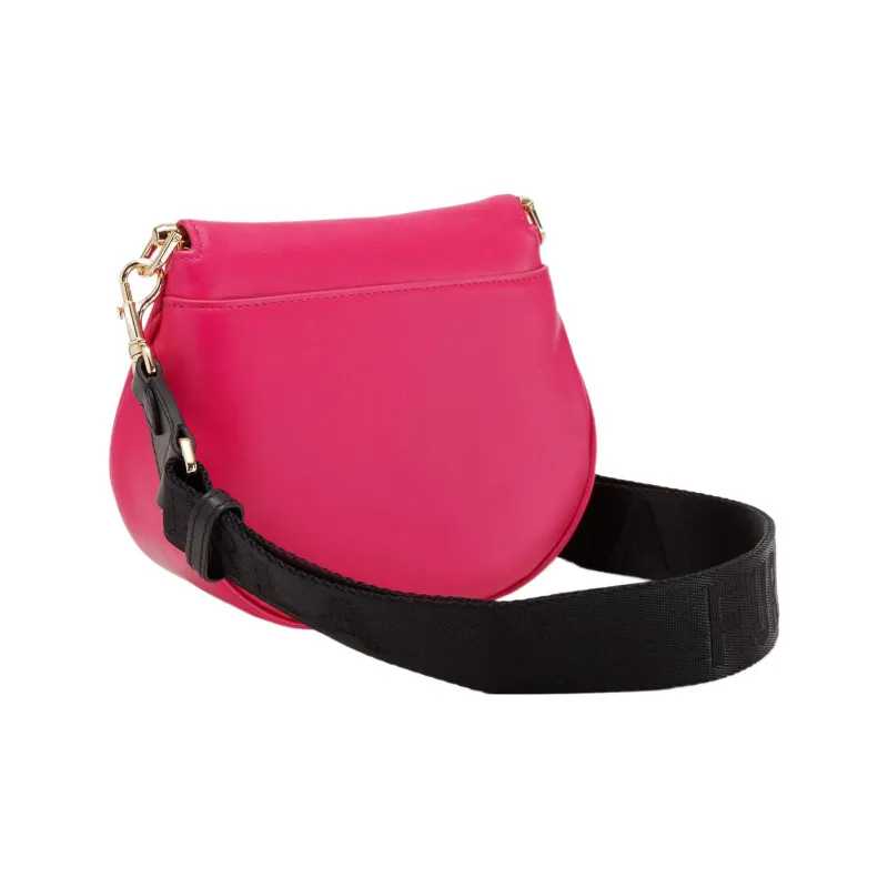 Furla Soft Calfskin Piglet Shoulder Bag Crossbody Bag Mini Women's Dark Peach Red/Light Peach Red-2