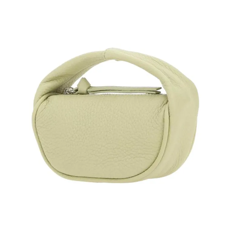 By Far Cow Leather Handbag Women's Green-1