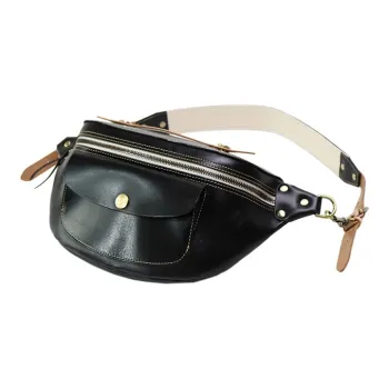 LINE ARTISANAL Cow Leather Shoulder Bag Crossbody Bag Sling Bags Regular Unisex Black Original Brown Umber