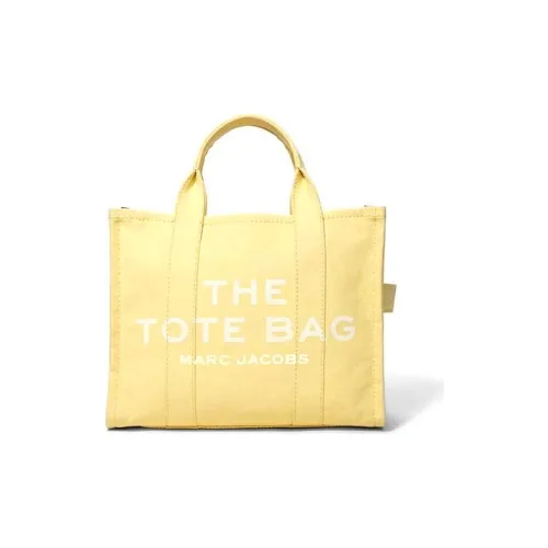 MARC JACOBS The Traveler Canvas Tote Bag Shopping Bag Shoulder Bag Crossbody Bag Handbag Small Size Women's Yellow