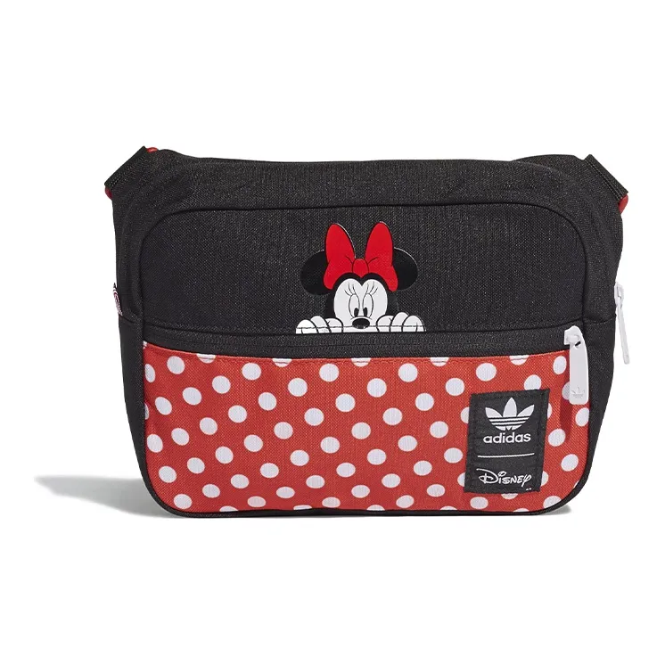 Adidas Originals Disney Collaboration Polyester Crossbody Bag, Shoulder Bag Unisex Red, Black & Multicolor-0