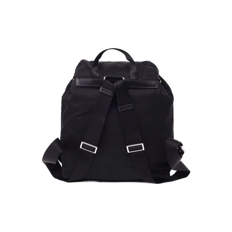 PRADA Nylon Backpack Unisex Black-2