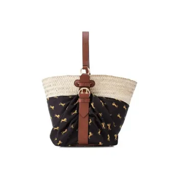 Chloe Raffia Tote Bag, Shopping Bag, Shoulder Bag, Handbag Women's Multicolor