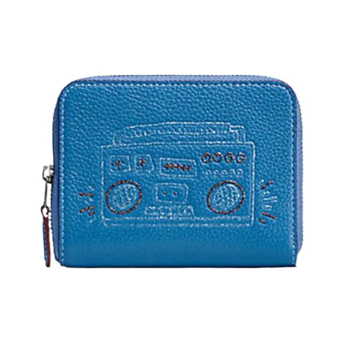 Keith Haring X COACH Zip Around Coin Purses-0